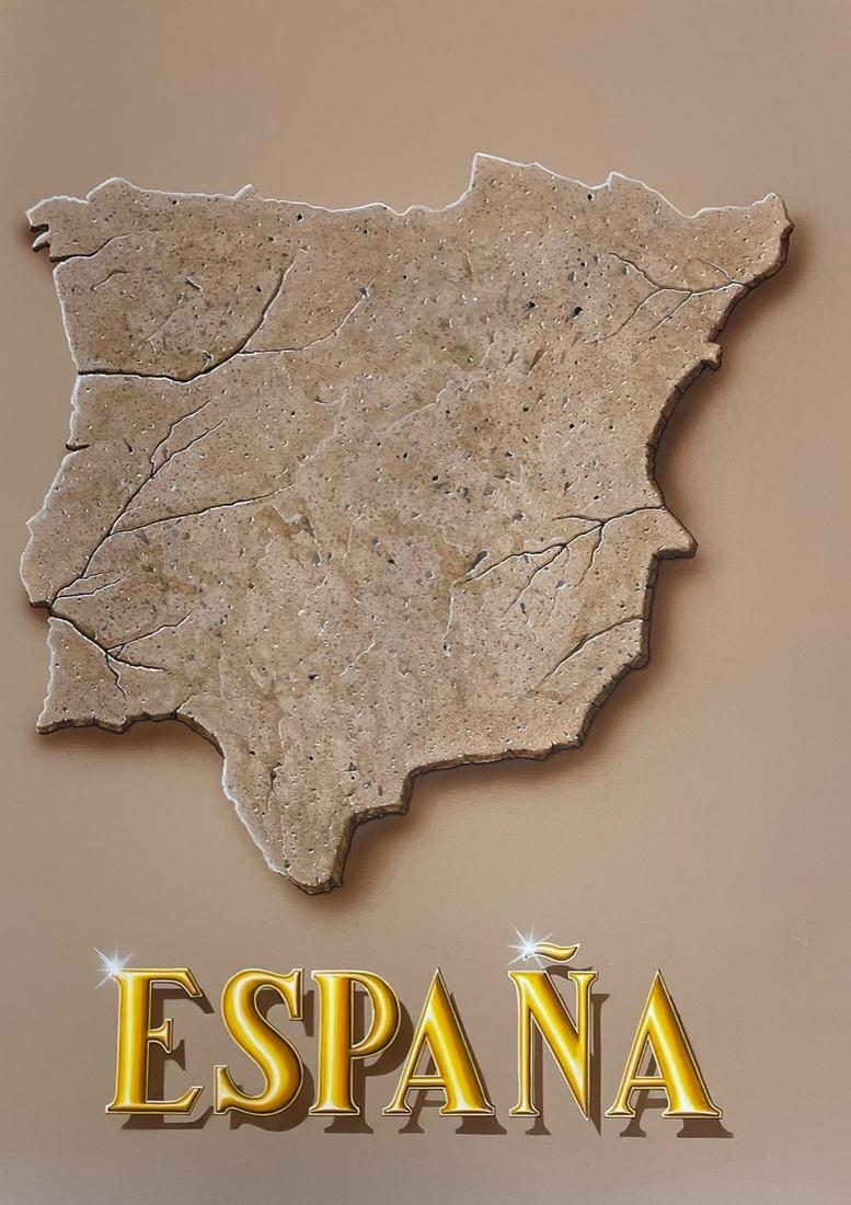 ARTIST: LAINE VAIGUR / 500 Anos "Mapa Espana" POSTER (1 of 3)