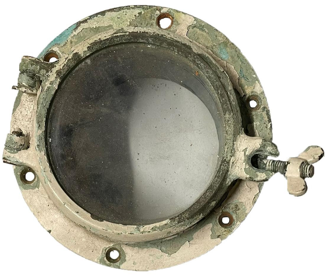 Antique Brass Ship Nautical pothole #2 (1 of 5)