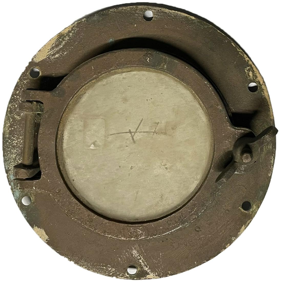 Antique Brass Ship Nautical pothole #4 (1 of 4)