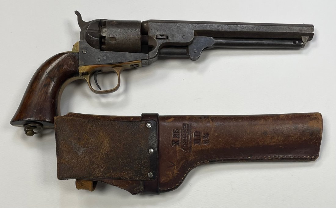 Colt Model 1861 Navy Revolver/ Civil War era 36 Caliber/ Holster (1 of 15)