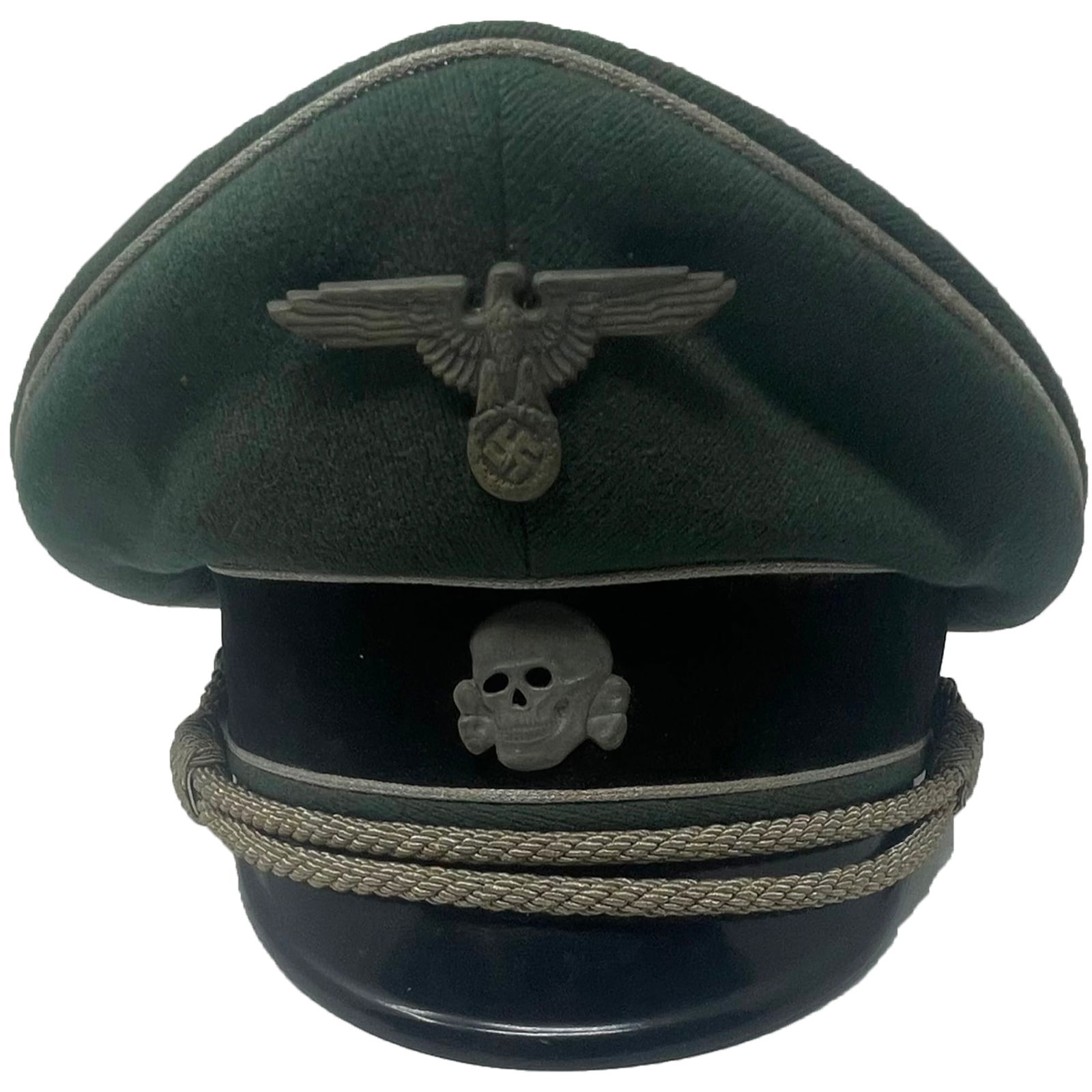 WWII Military German officer Visor Cap (1 of 6)