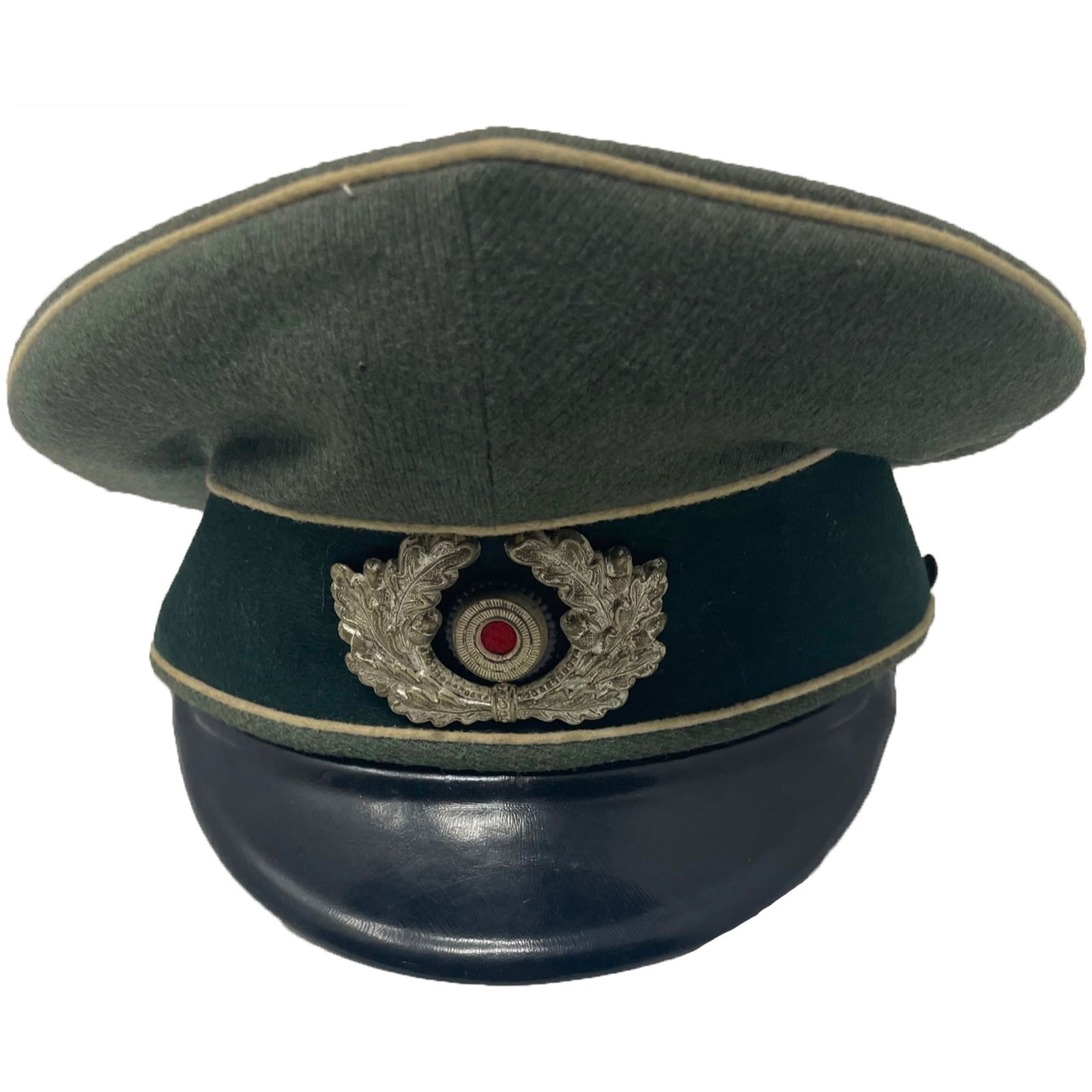 Original WWII German Wehrmacht Heer Officer Visor Cap (1 of 6)