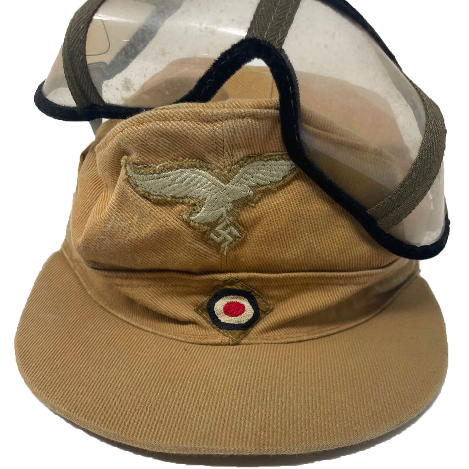 WWII era AFRIKA KORPS Panzer troopers Field cap used by the Germans during the North Africa (1 of 6)