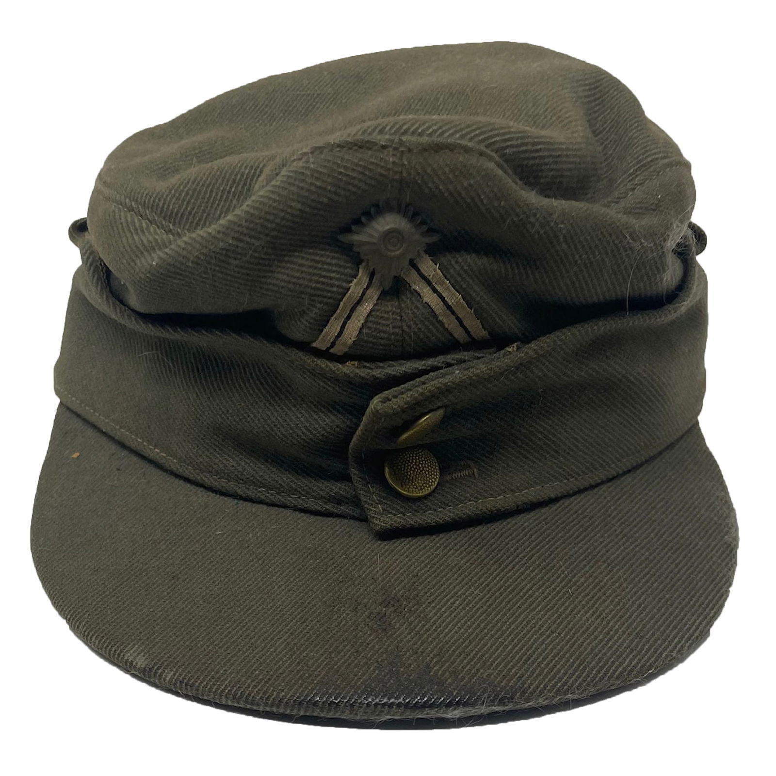 German WWII Organization Todt M43 Officers Cap (1 of 6)