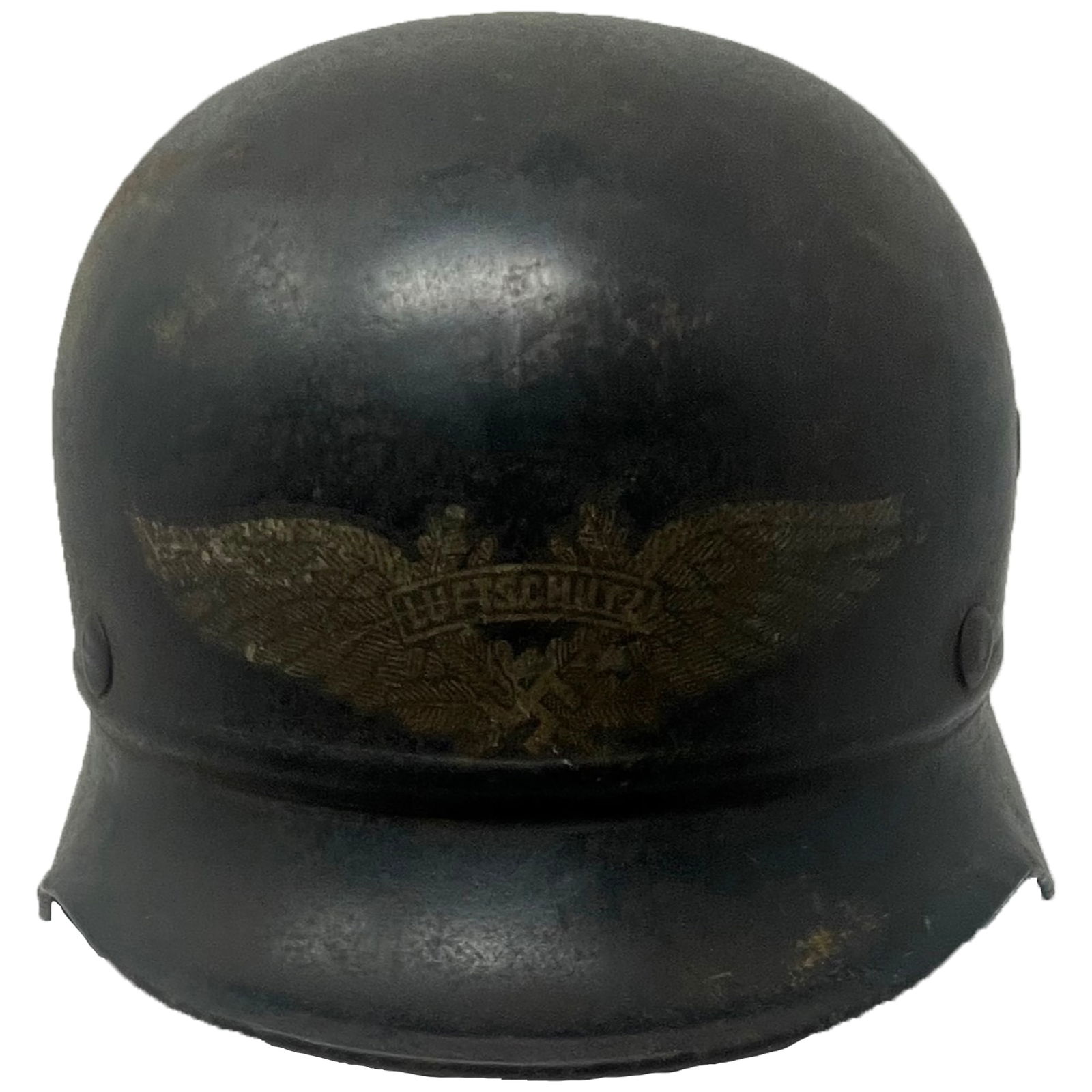 GERMAN WWII M1935 LUFTSCHUTZ COMBAT HELMET (1 of 7)
