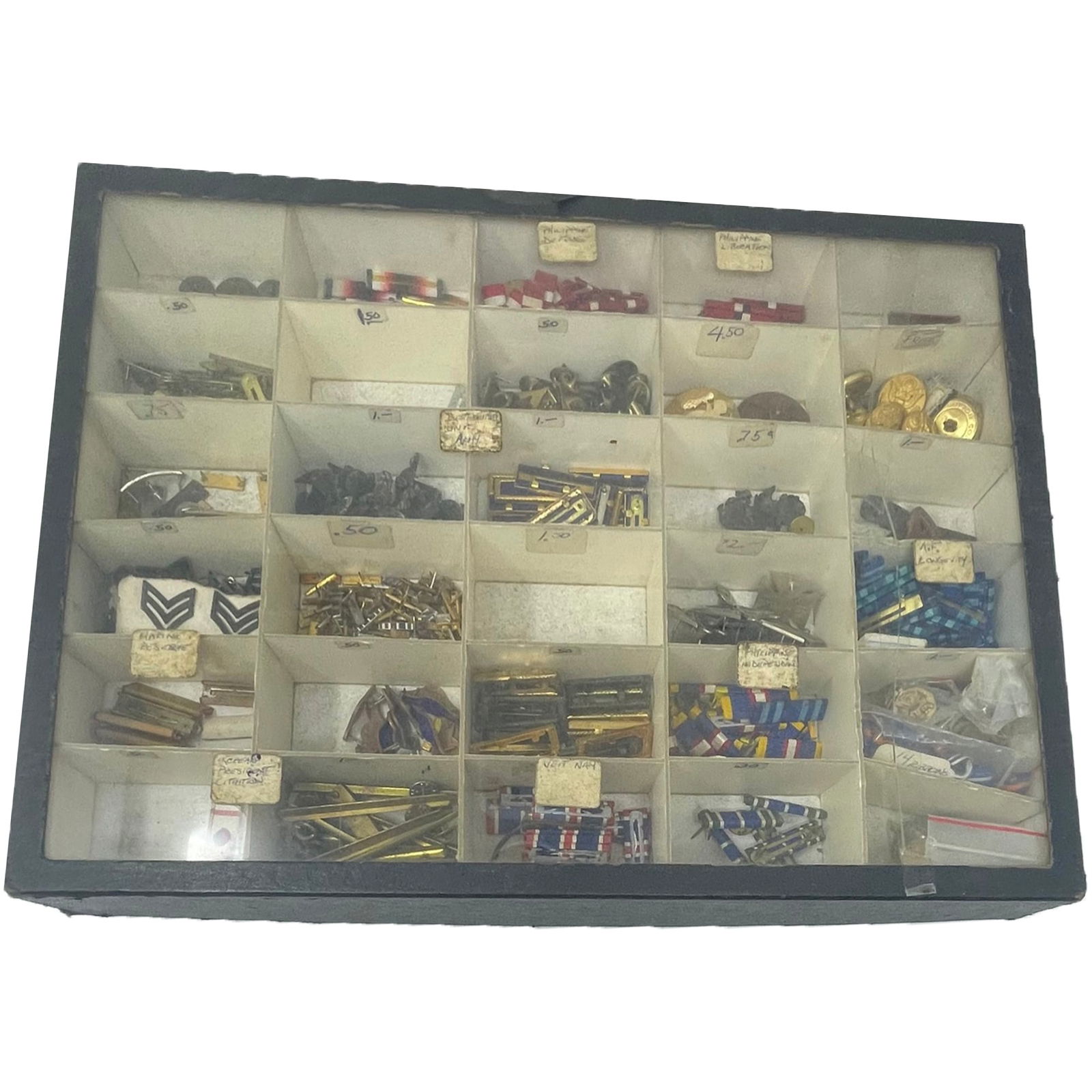 Assorted Military WWII Pins, patches, buttons and more (1 of 10)