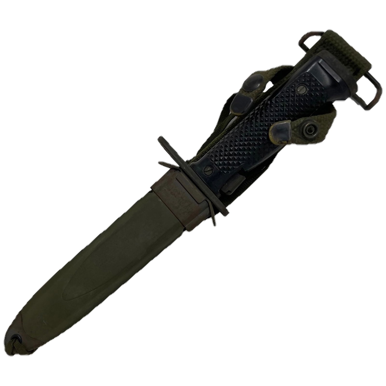 VINTAGE US ARMY VIETNAM WAR ERA M8/ SCABBARD (1 of 6)