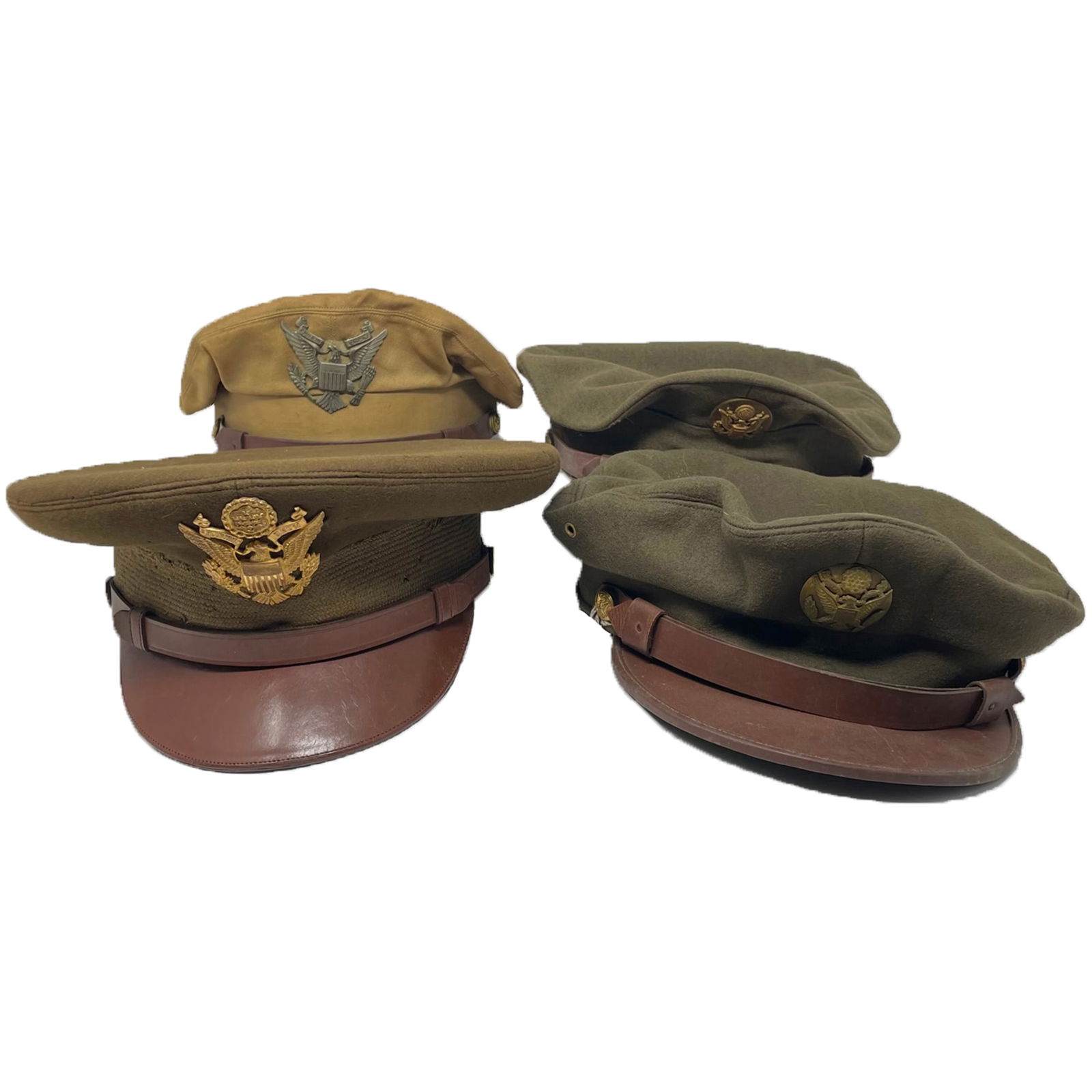 Assorted US WWII Military Visor Hats / Bancroft (1 of 10)
