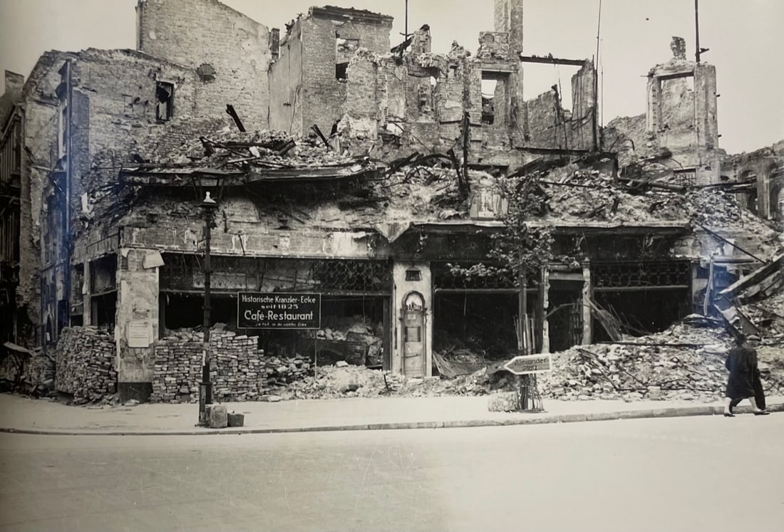 Original picture POST WWII CAFÉ KRAURLER / COPYRIGHT ATELIER BADEKOW: Description: Original picture POST WWII CAFÉ KRAURLER / COPYRIGHT ATELIER BADEKOW