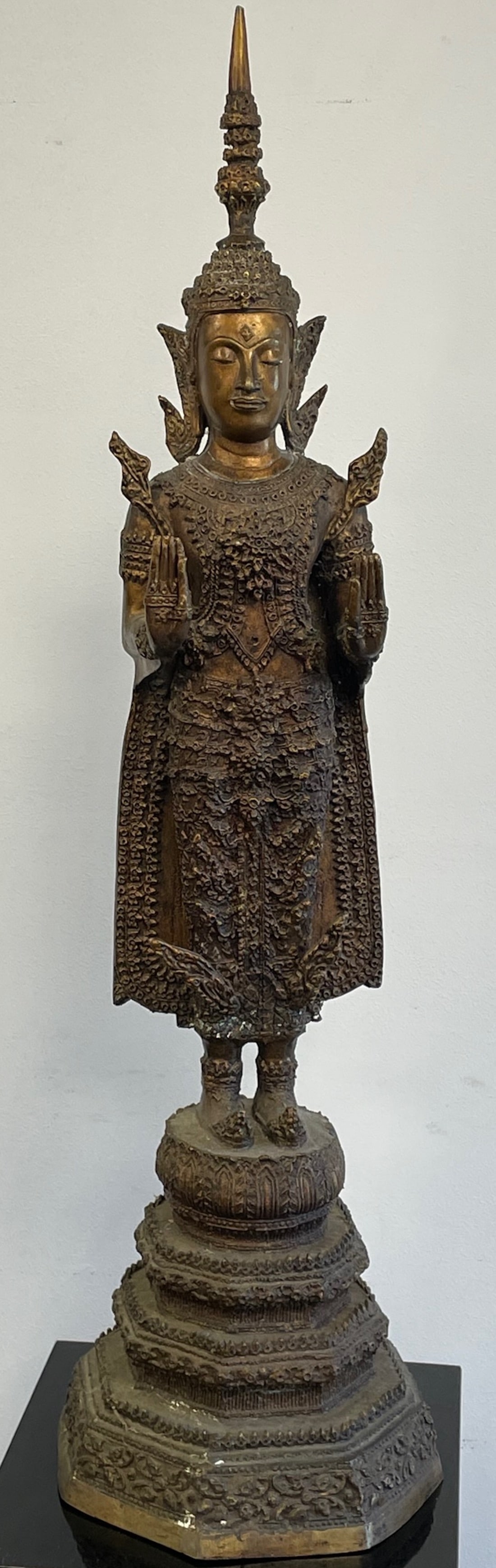 Antique Bronze Thai Buddha Statue (1 of 5)