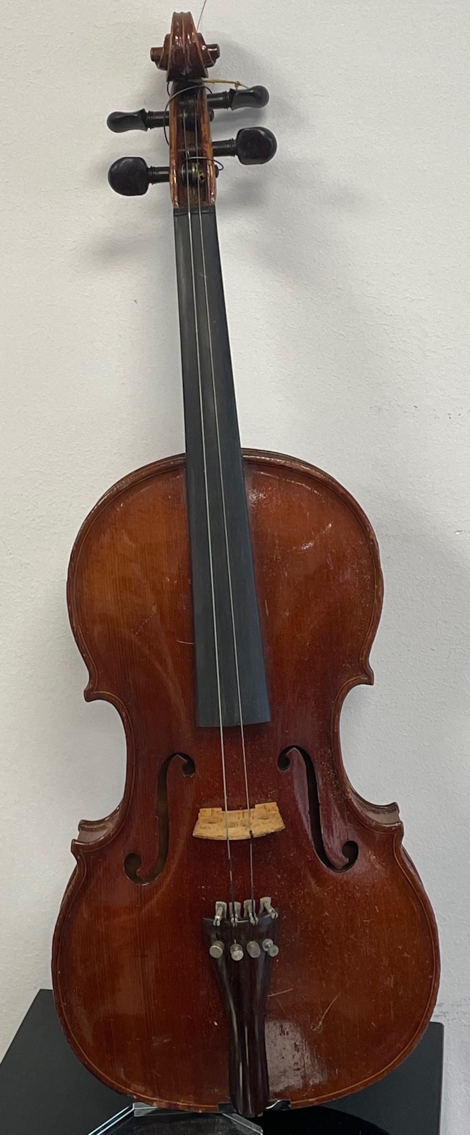 Antique Early 20th C. William Wilkanowski Violin w/ Case and Bow (1 of 18)