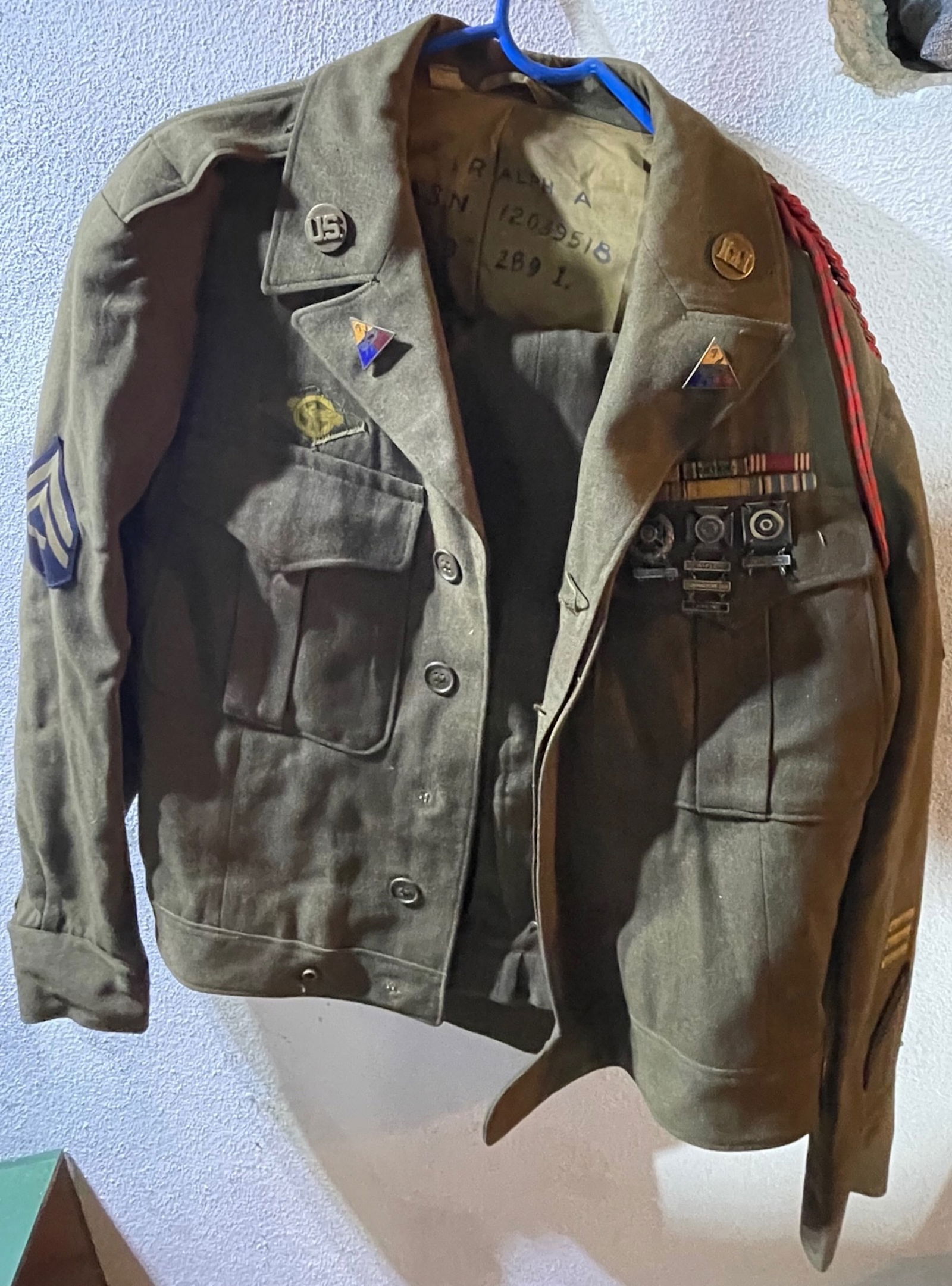 WW2 US Army Airborne Division IKE JACKET/ 38 R (1 of 11)