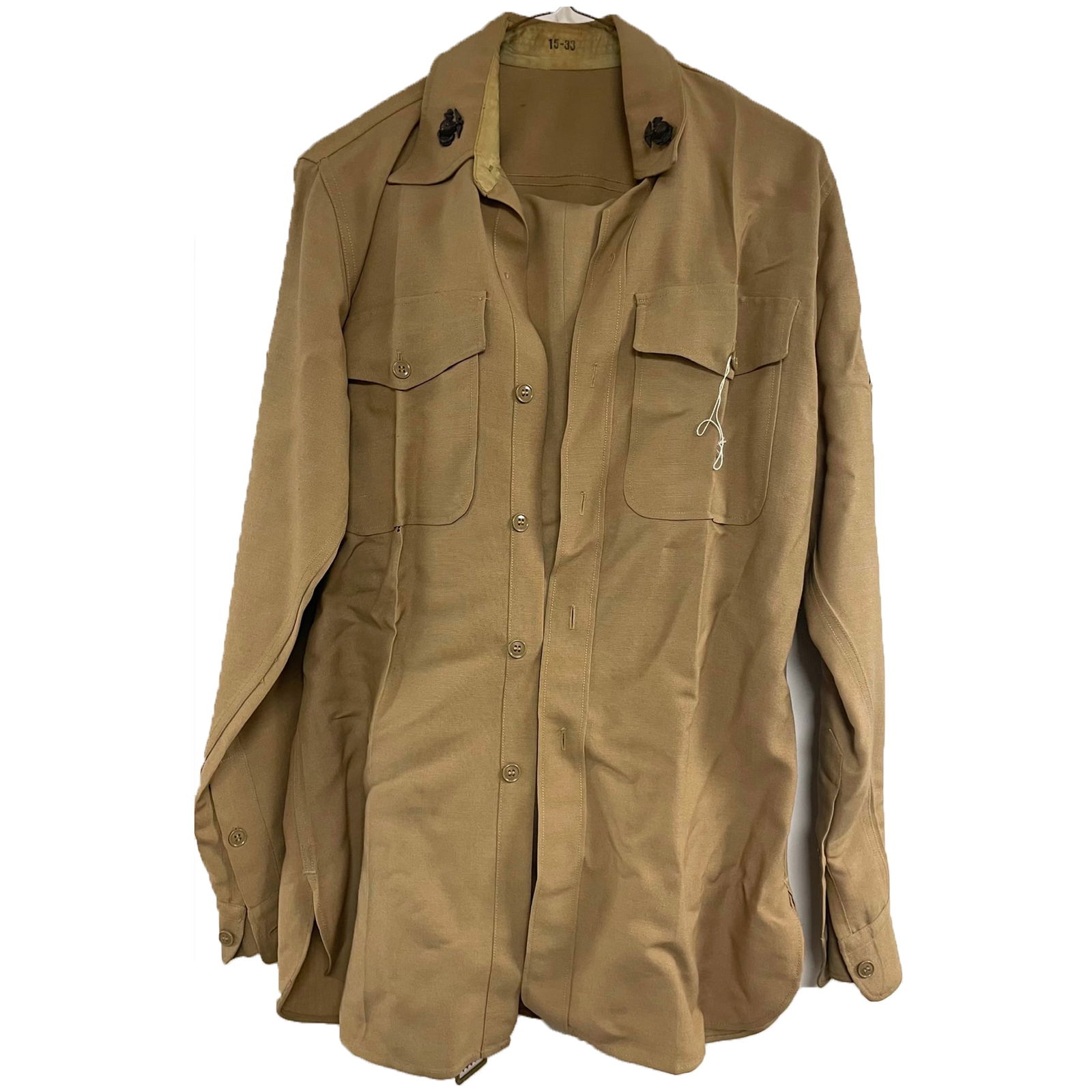 WWII US. MARINE CORPS STAFF SERGENTS VANDERGRIFT JACKET WITH PANTS (1 of 5)