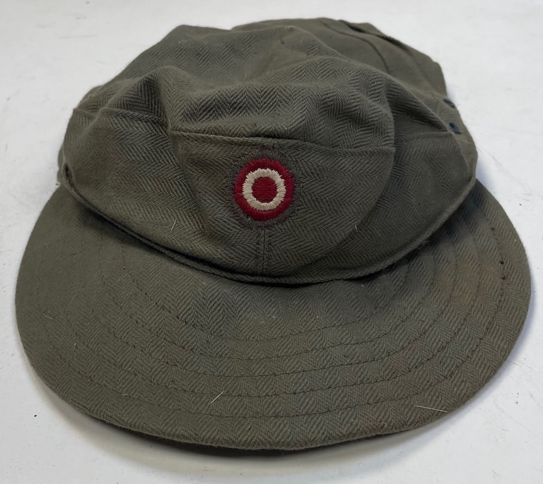 WWII Era Australian Military Troop Field Cap: Description: WWII Era Australian Military Troop Field Cap