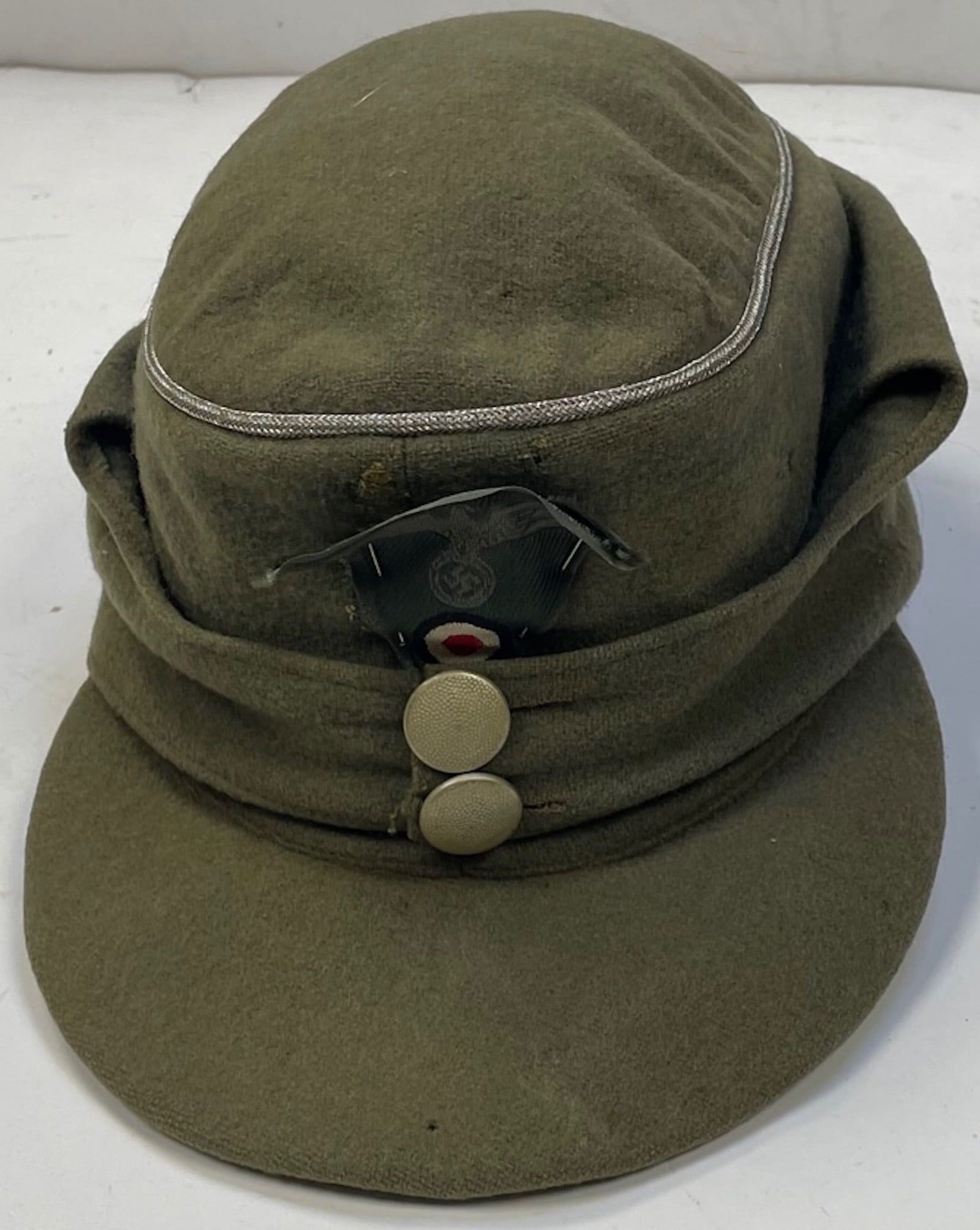 WWII German Field Cap Muetze Wehrmacht Heer M43 Cap (1 of 5)