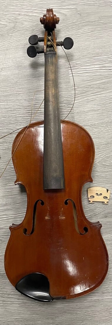 Antique Early 20th C. Violin W/ Case And Bow (1 of 14)