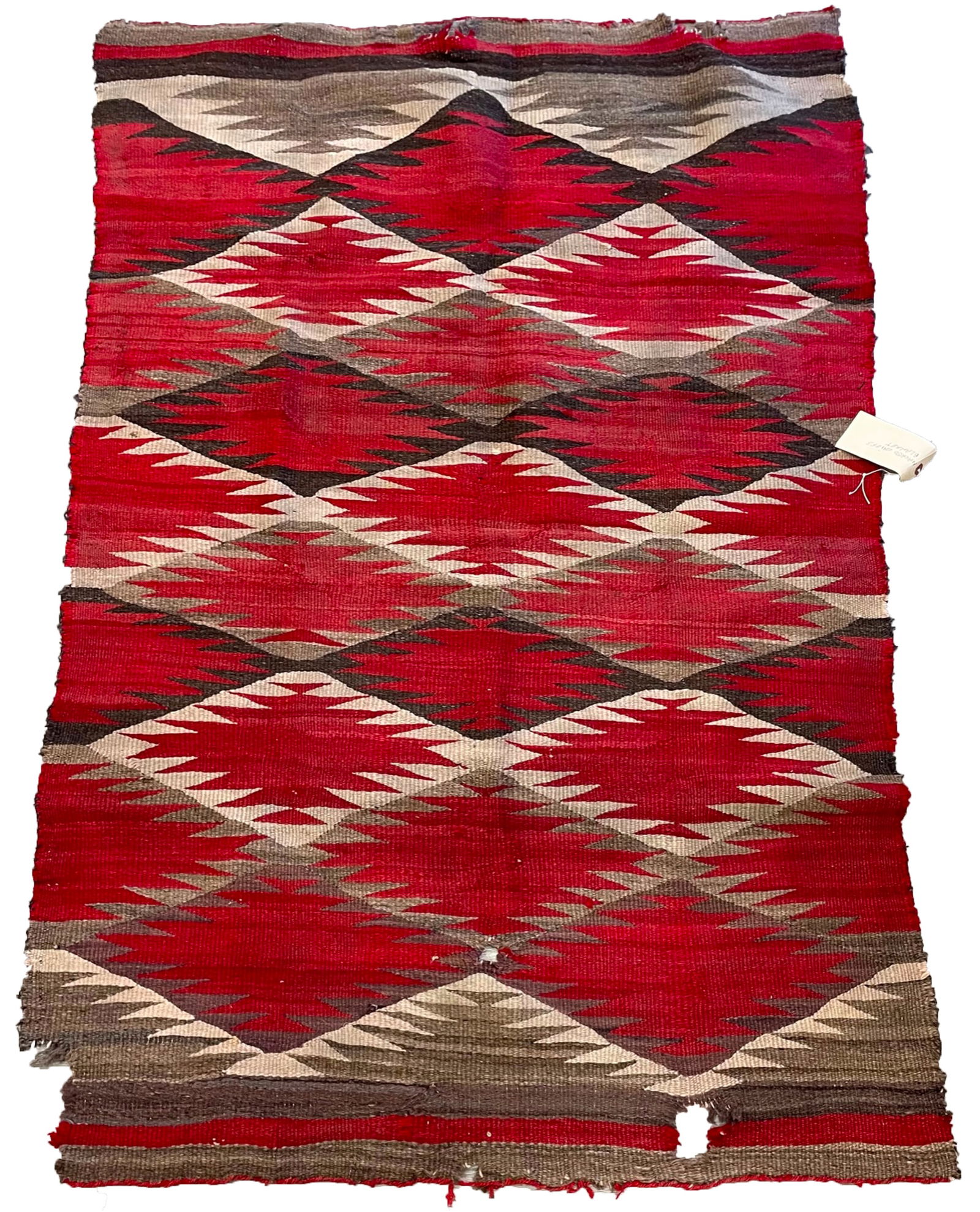 Circa mid 19c Hand woven NAVAJO Chief Blanket (1 of 2)