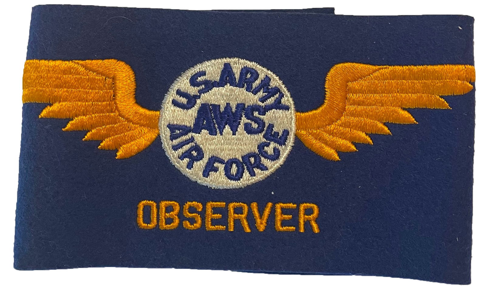 United States Army Air Force "Observer" Arm Band/ WW2 (1 of 6)