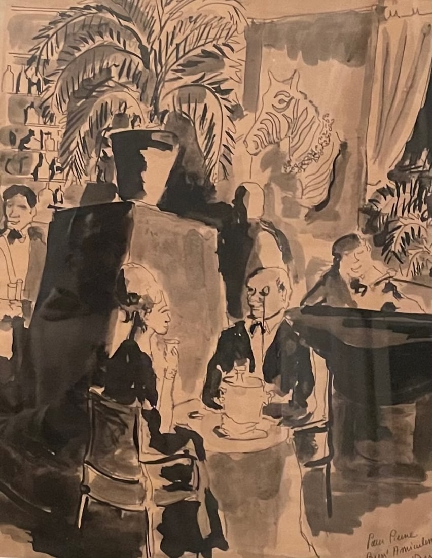 Guy Buffet Watercolor w/ CoA (1 of 5)