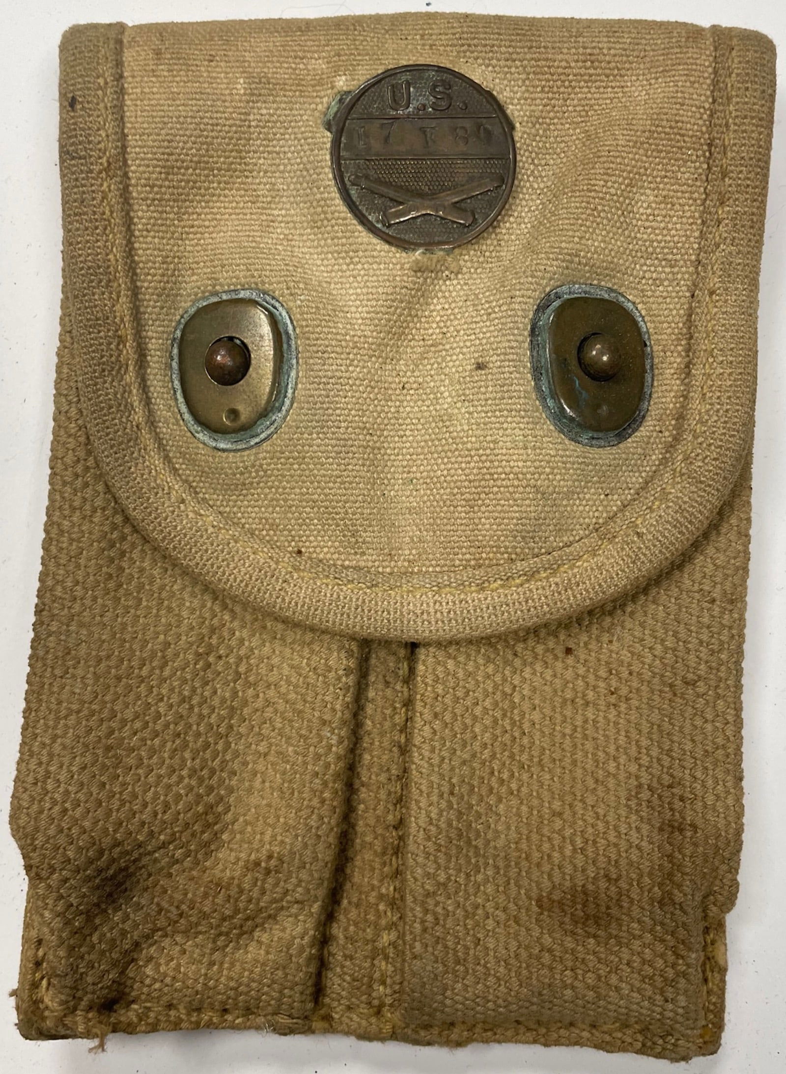 WWI US Army Ammo Pouch w/ Insignia (1 of 2)