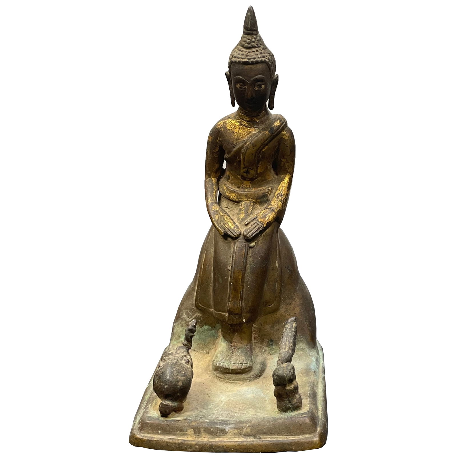 Antique Gilt Bronze Buddah Statue (1 of 6)
