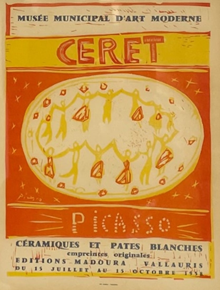 PABLO PICASSO / MUSEE MUNICIPAL DART MODERNE Framed poster (1 of 6)