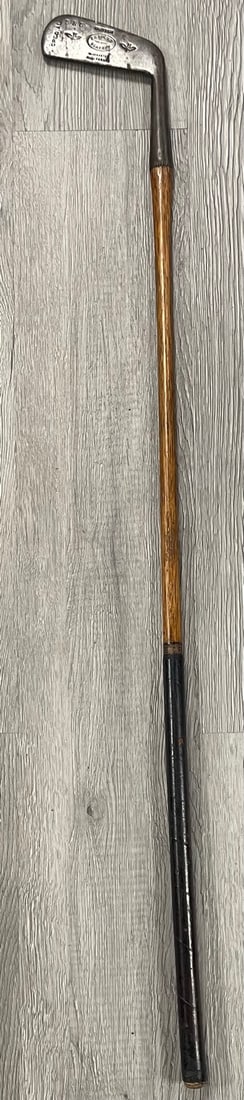 Antique MITRE Hendry Bishop Hickory Wood Golf Club/ Scotland #5: Description: Antique Hendry Bishop Hickory Wood Golf Club. MITRE HAND special. Made in Scotland. Warranted Hand Forge. Material: Wood/ MetalMeasurement approximate: