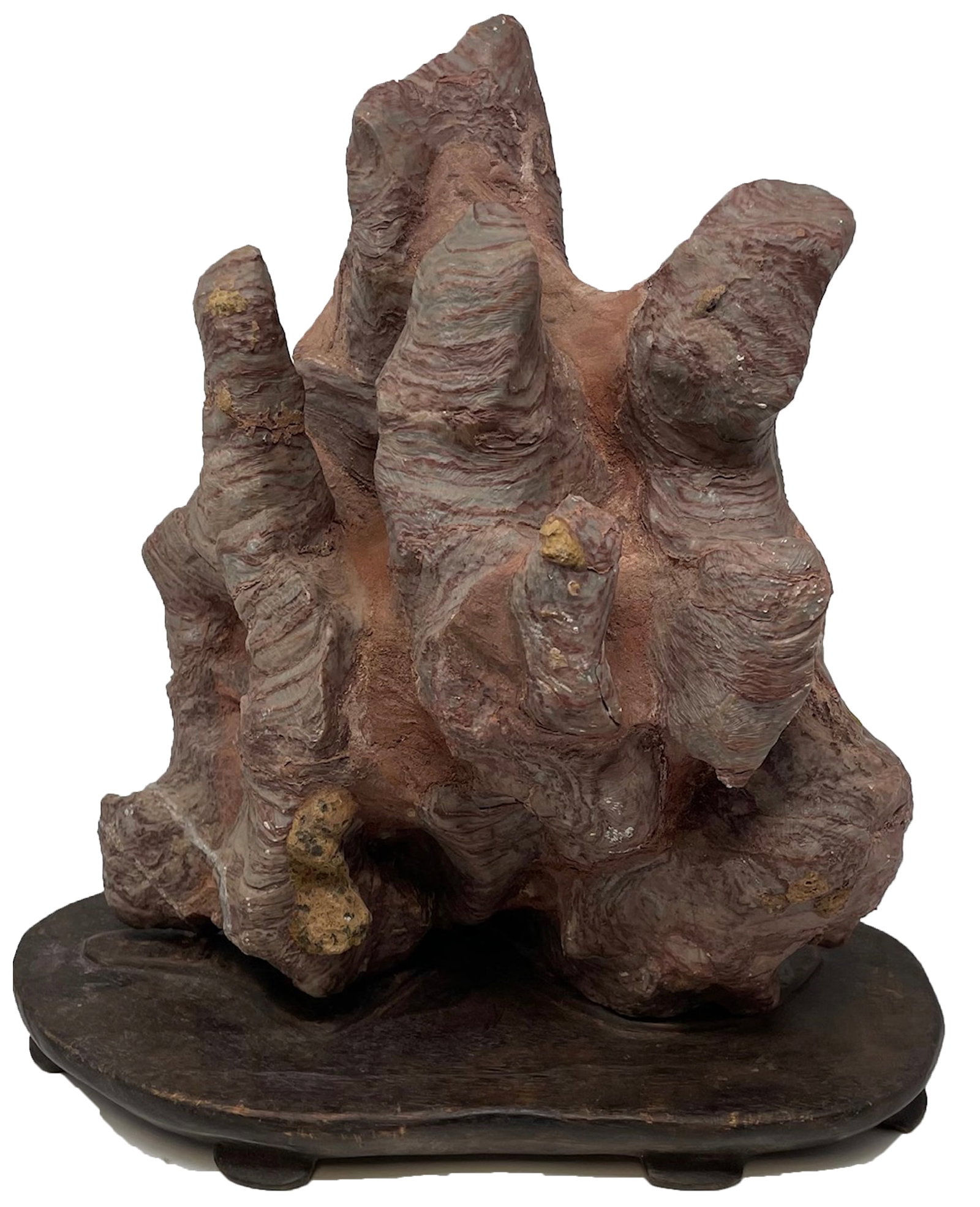 SUISEKI BONSAI Chinese TaiHu Stone: Description: SUISEKI BONSAI Chinese TaiHu Stone; Material: stone; Measurement approximate: 12x11 in.