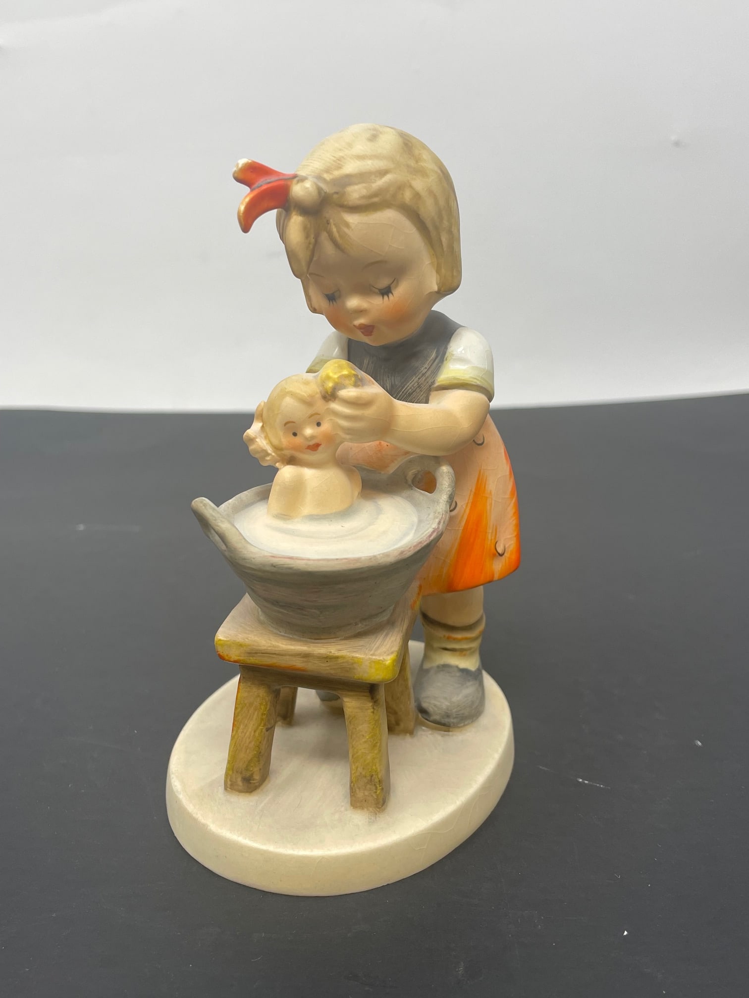 Hummel Goebel Doll Bath Figurine/ West Germany Yr. 1955 (1 of 5)