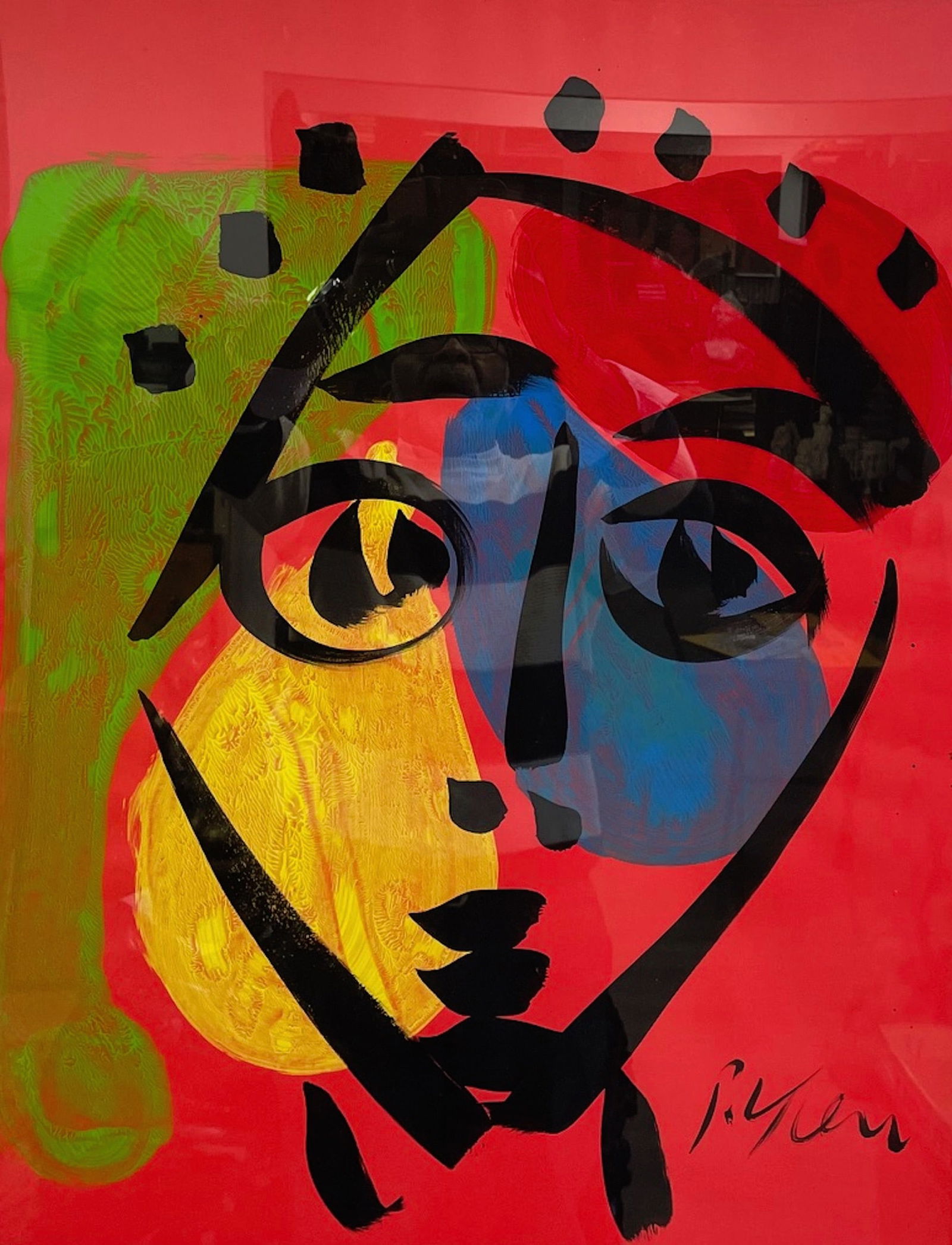 Peter Keil Oil on Acrylic Painting: Description: Peter Keil Oil on Acrylic Painting; Measurements Approx.: 26” l x 18”w