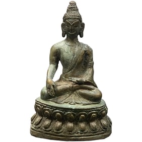 Antique Tibetan Buddhism Temple Statue