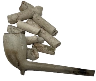 19C Clay Pipe and Fragments