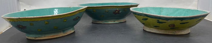Collection 3 Qing Dynasty Plates