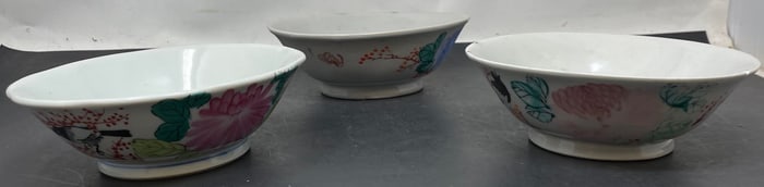 Collection 3 Qing Dynasty Plates