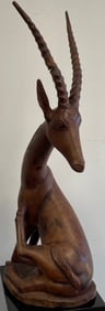 Large African Antelope Statue 29 x 12