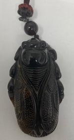 Antique Chinese Amber Pendant