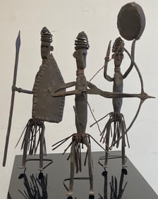 Collection 20th Century African Warrior figurines
