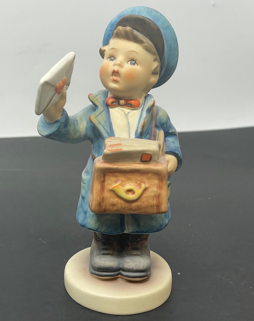 Goebel Hummel Figurine "Postman" #119: Description: Goebel Hummel Figurine "Postman" #119; measurement approximate: 4"h; material: porcelain