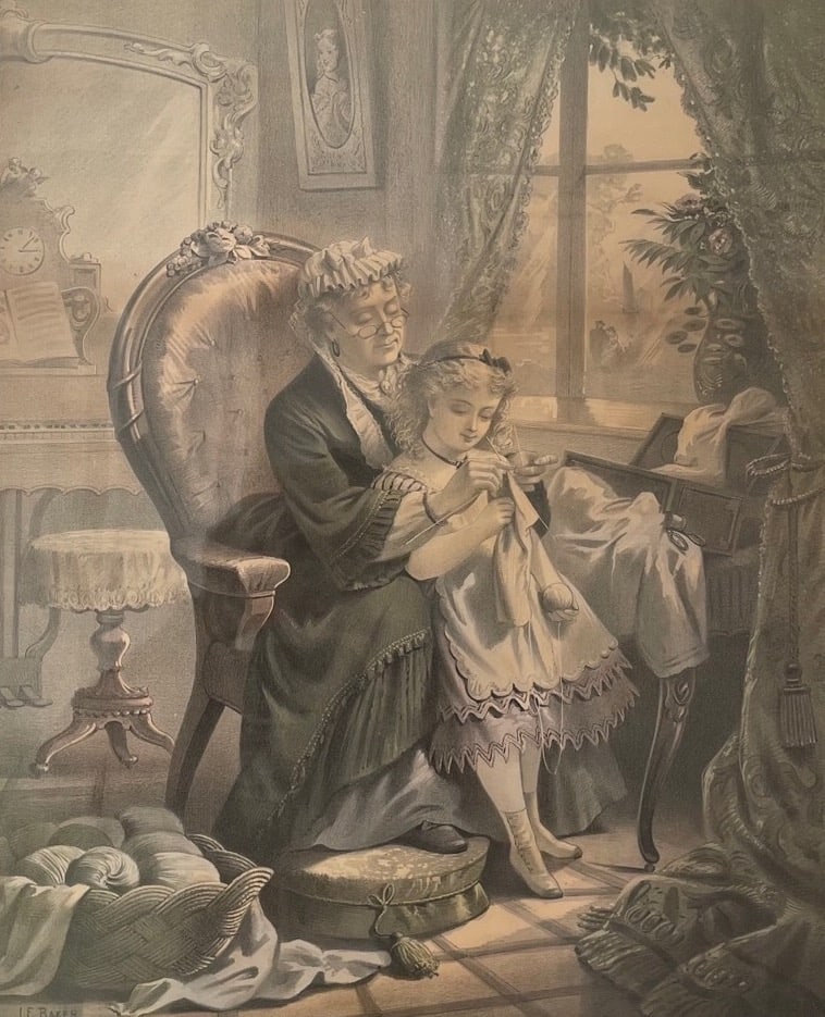 Litho, Armstrong & Co. Heel and Toe: Description: Litho, Armstrong & Co. Heel and Toe; Material: Litho Paper, Glass; Measurements: 28.5 x 24 (Framed), 23 x 19 (No Frame)