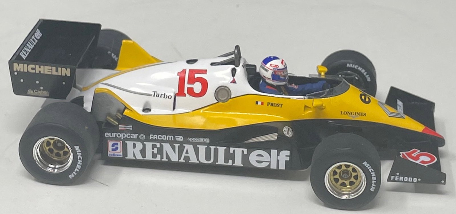 1983 Renault Turbo Formula 1, Spark, China, 1/43 Scale, Mint Condition: Description: 1983 Renault Turbo Formula 1, Spark, China, 1/43 Scale, Mint Condition