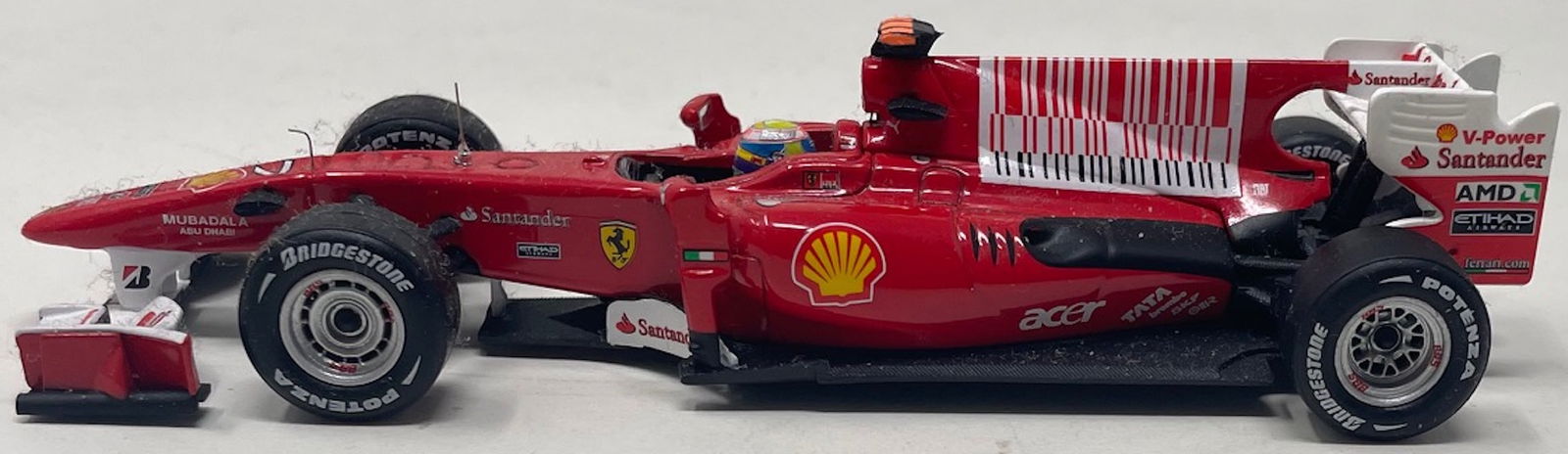 2010 Ferrari F10, Formula 1, Hot Wheels Elite, 1/43 Scale, Mint Condition (1 of 5)