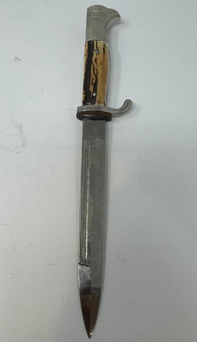 WWII German Stag Horn K98 Parade Bayonet/Solingen (1 of 8)