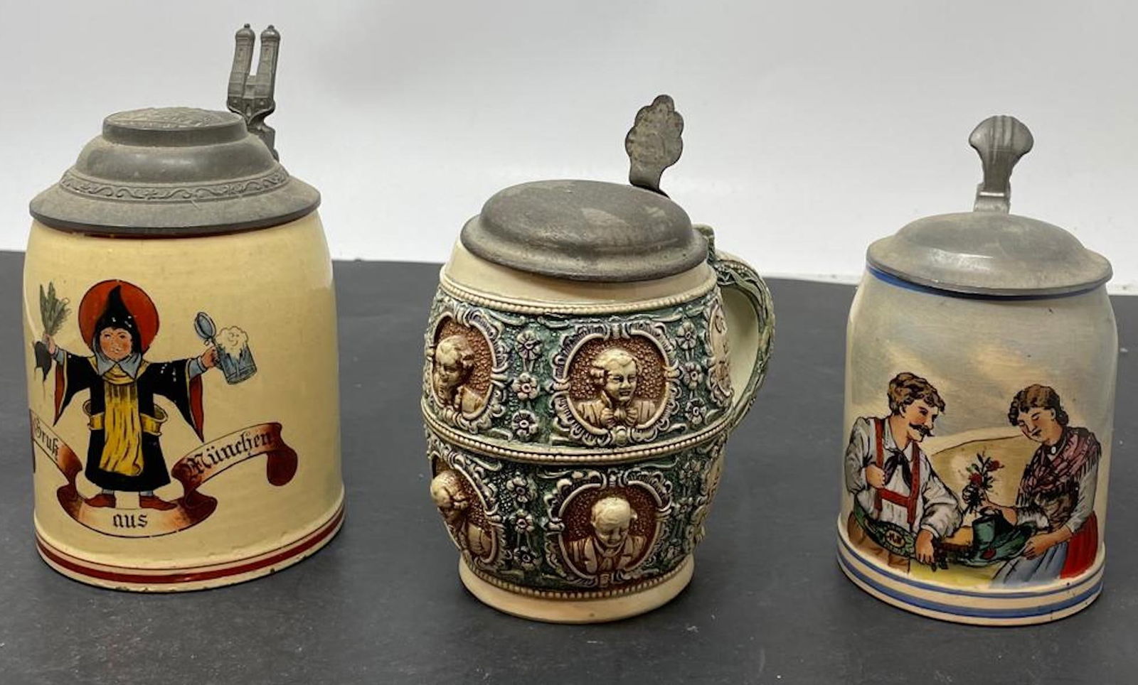 Three Vintage German Steins (1 of 8)