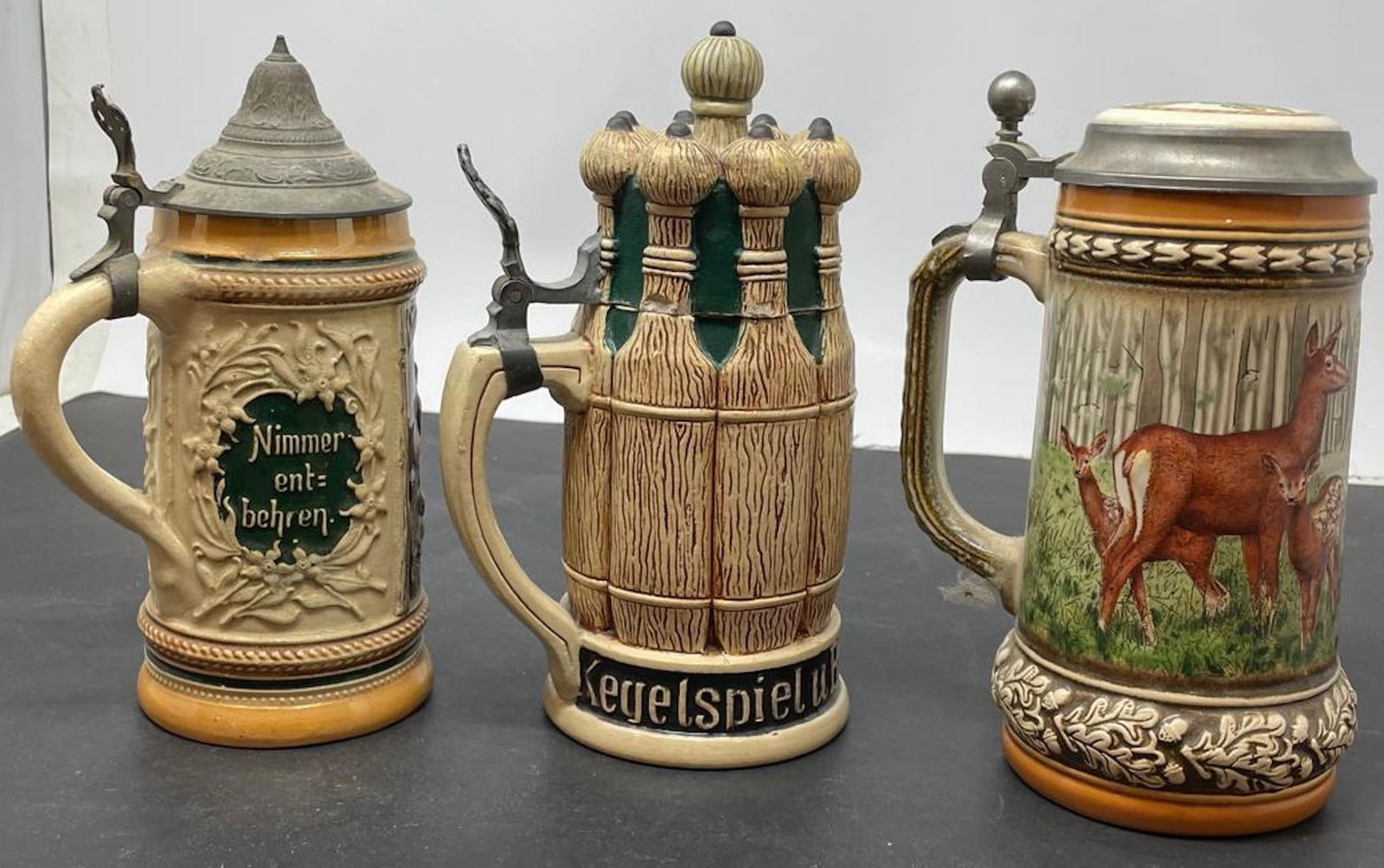 Three Vintage German Steins (1 of 7)