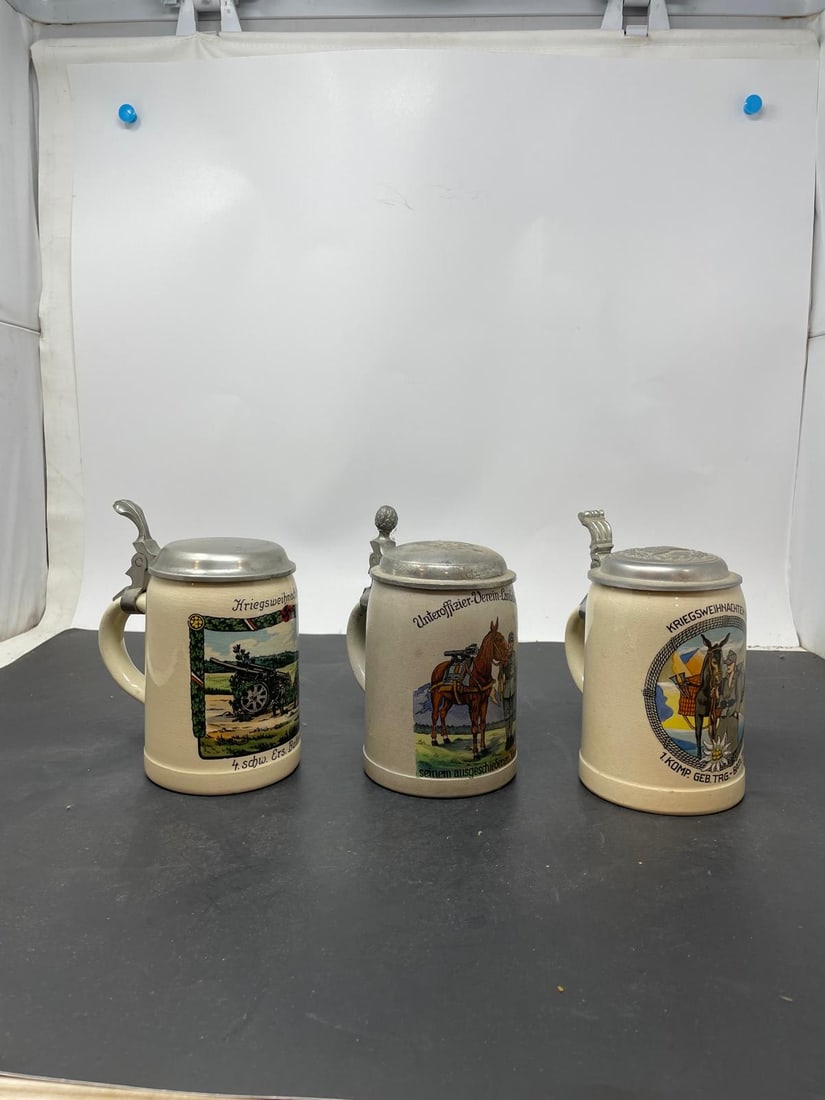 Three Vintage German Steins (1 of 4)