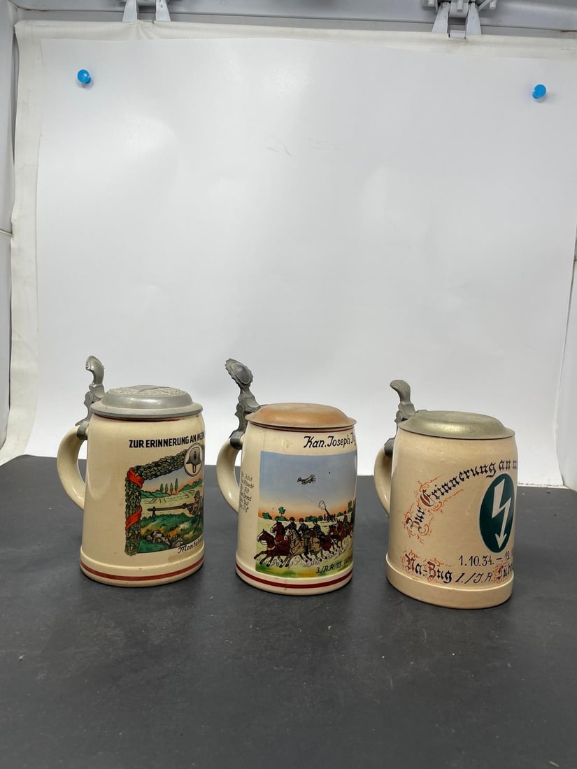 Three Vintage German Steins (1 of 7)