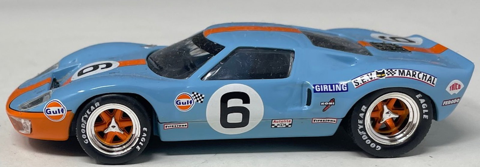 1967 Ford GT40 Gulf 24 Hours of Le Mans, IXO, China, 1/43 Scale, Mint Condition: Description: 1967 Ford GT40 Gulf 24 Hours of Le Mans, IXO, China, 1/43 Scale, Mint Condition