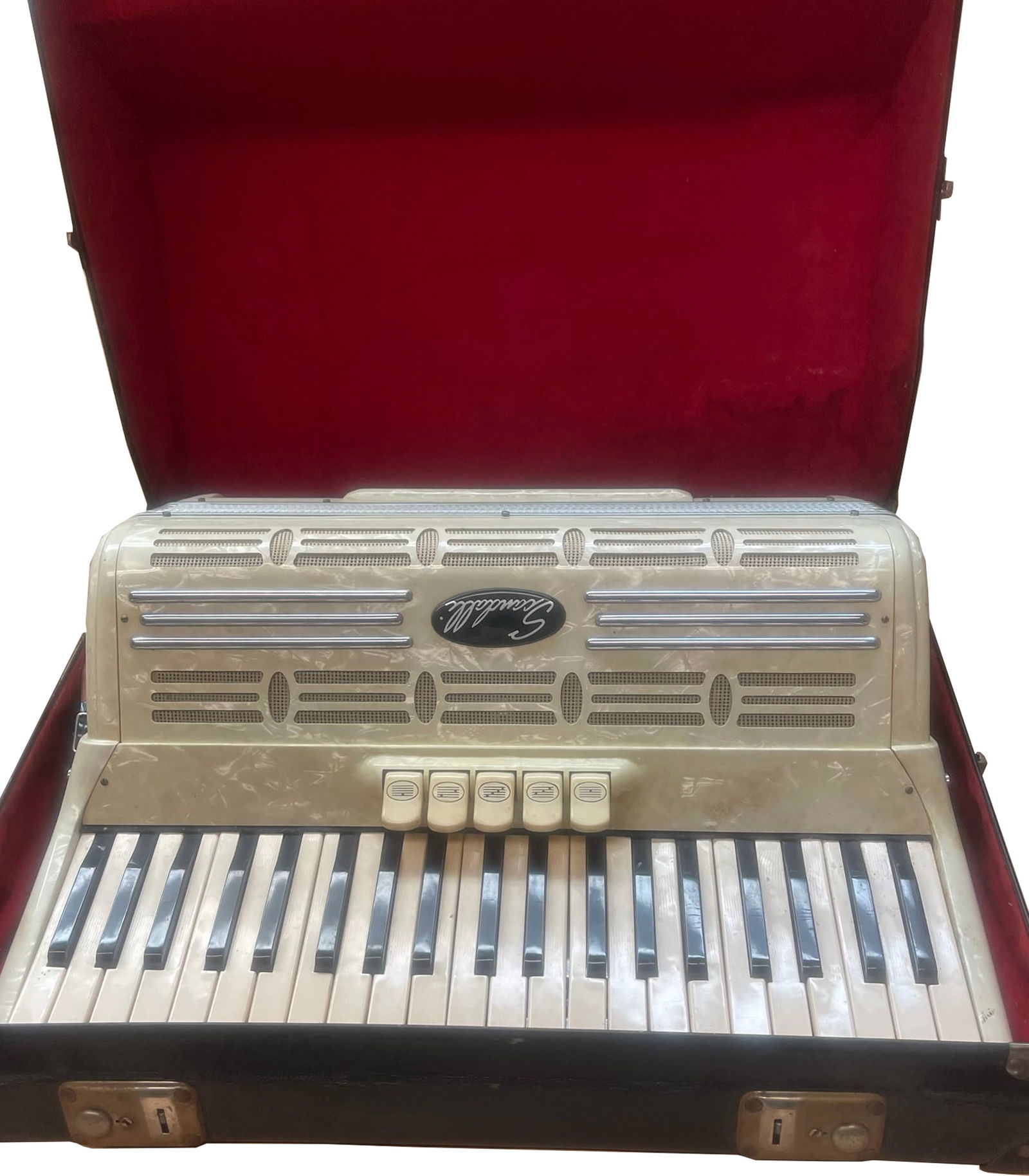 Scandalli Italian Accordion PLAYABLE! (1 of 13)