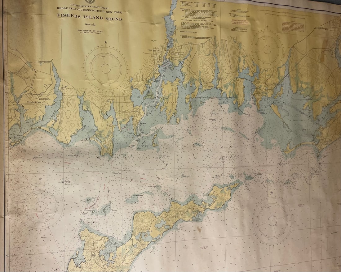 CHART: UNITED STATES - EAST COAST/ RHODE ISLAND - CONNECTICUT - NEW YORK/ Fishers Island (1 of 5)