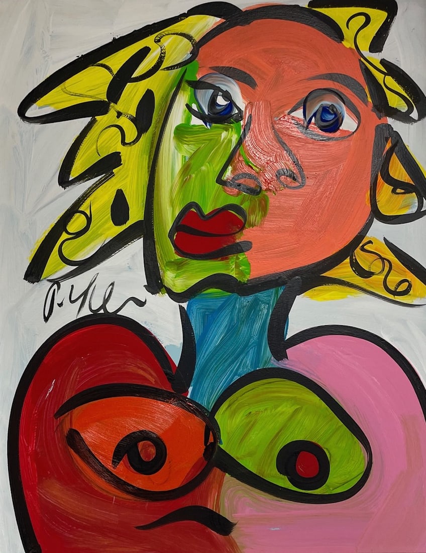 Peter Keil Oil on Acrylic Painting: Description: Peter Keil Oil on Acrylic Painting; Measurment Approximate: 26” l x 18”w (framed); 24” l x 16”w (unframed)